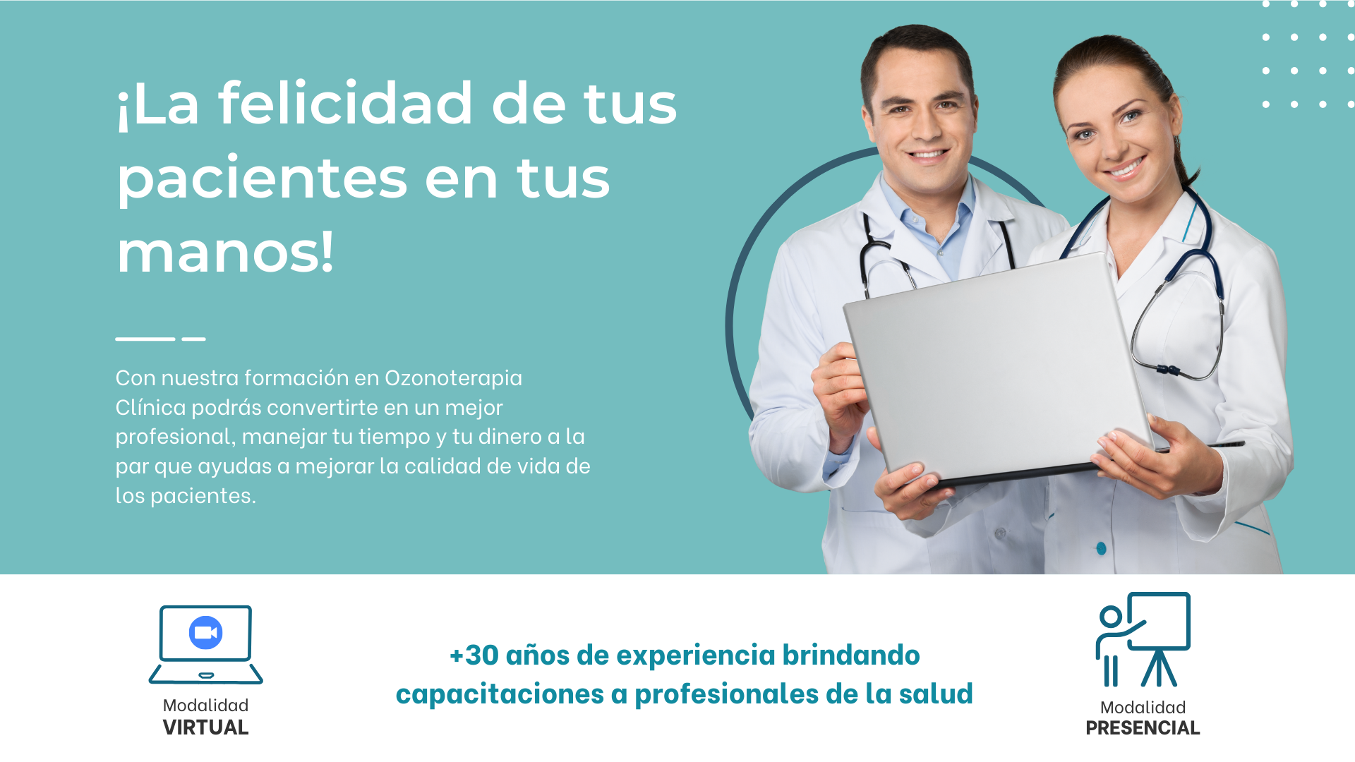 Curso de ozonoterapia.Curso para médicos enfermeros y profesionales de la salud.PRP ozonizado.Medicina estética y ozonoterapia
